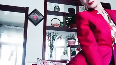 #熟女 70后美妈妈 ·不惧时光优雅到老 性感老女人，皮裤诱惑，珍珠情趣丁字裤，喷水！